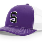 PURPLE / WHITE