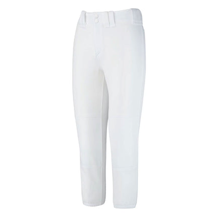 white softball pants on a white background