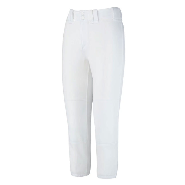white softball pants on a white background