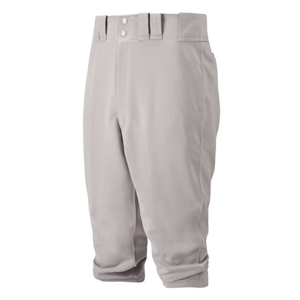 Gray baseball pants on a white background