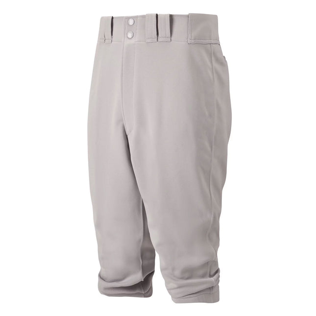 Gray baseball pants on a white background