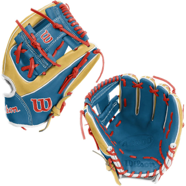 CUSTOM WILSON A2000 1786 - BLSBRD - 11.5" RHT BASEBALL GLOVE