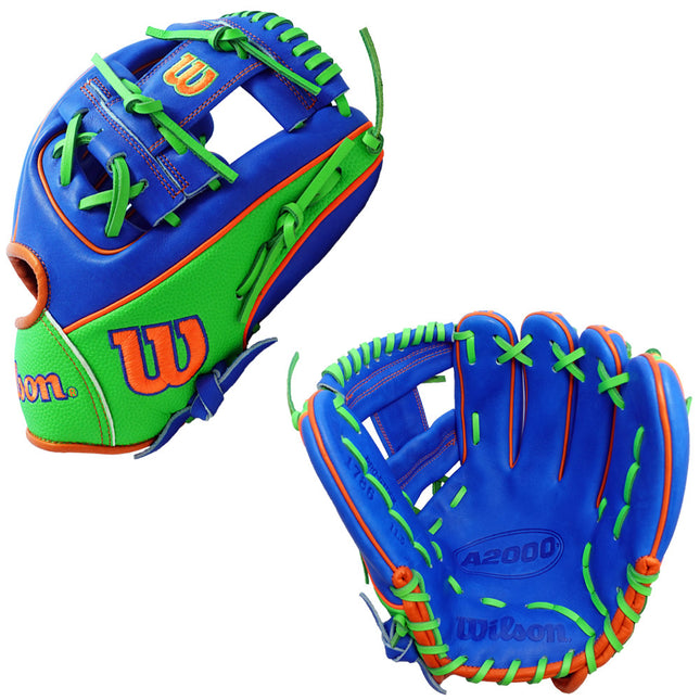 CUSTOM WILSON A2000 1786 - WBW103550115 - CITRUS - 11.5" RHT BASEBALL GLOVE