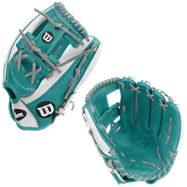 CUSTOM WILSON A2000 H12 - TIFFANY - 12" RHT FASTPITCH SOFTBALL / BASEBALL GLOVE