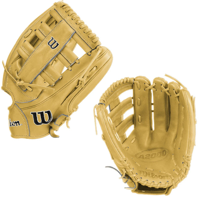 CUSTOM WILSON A2000 SP13 - BLONDE - 13" RHT SOFTBALL / BASEBALL GLOVE
