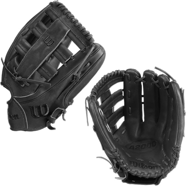 CUSTOM WILSON A2000 SP13 - STEALTH - 13" RHT SOFTBALL / BASEBALL GLOVE