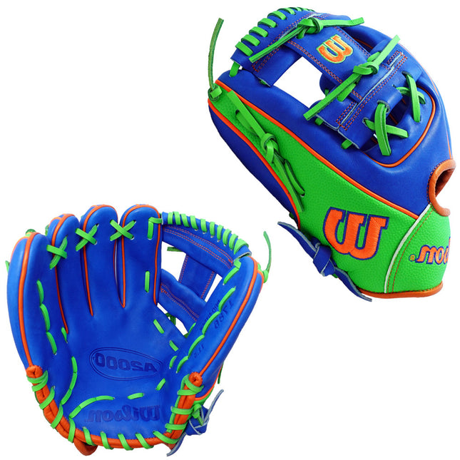 CUSTOM WILSON A2000 1786 - WBW103550115 - CITRUS - 11.5" LHT BASEBALL GLOVE