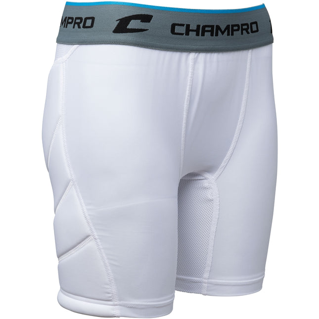 CHAMPRO WINDMILL SLIDING SHORTS - WHITE - BPS16W
