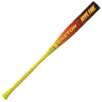 Baseball bat with 'Easton' and 'Hype Fire' branding on a white background