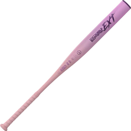 Pink baseball bat with 'Ext' branding on a white background