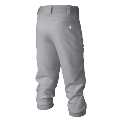 backside view of grey baseball pants