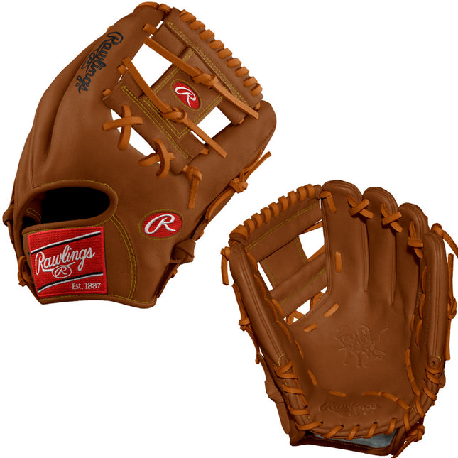 CUSTOM RAWLINGS HEART OF THE HIDE - PRO204-2 - TIMBERGLAZE - 11.5" RHT BASEBALL GLOVE