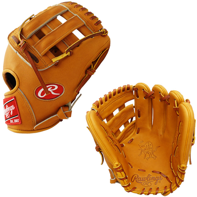 CUSTOM RAWLINGS HEART OF THE HIDE - PRO204-6 - TAN - 11.5" RHT BASEBALL GLOVE