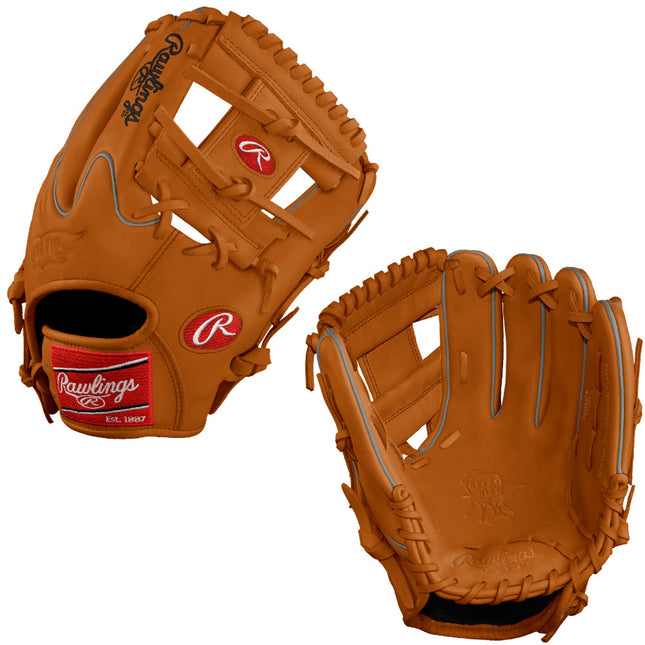 CUSTOM RAWLINGS HEART OF THE HIDE - PRO205W-2 - TAN - 11.75" RHT BASEBALL GLOVE
