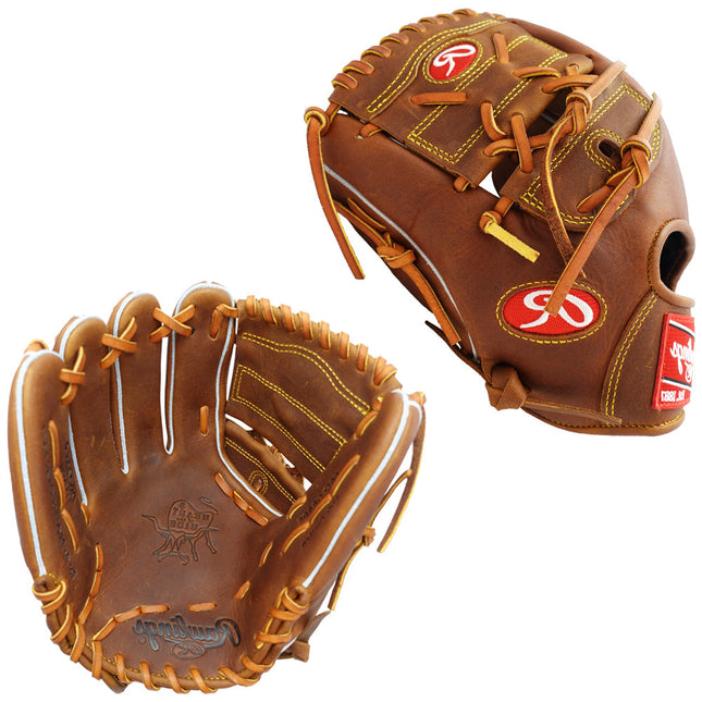 CUSTOM RAWLINGS HEART OF THE HIDE PRO206-9 - TIMBERGLAZE - 12" LHT BASEBALL GLOVE
