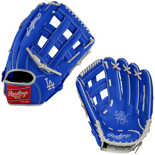 CUSTOM RAWLINGS HEART OF THE HIDE - PRO3030-6 - DODGERS - 13" RHT BASEBALL GLOVE