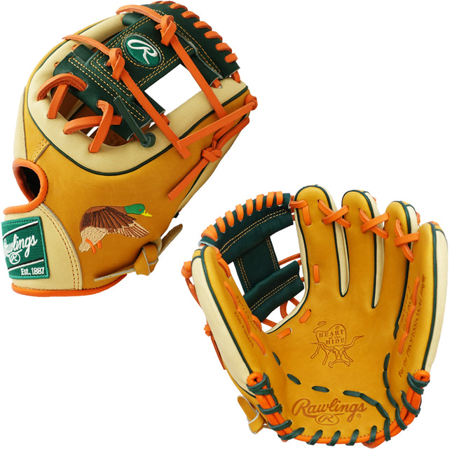 CUSTOM RAWLINGS HEART OF THE HIDE - PRO314-2 - DUCK - 11.5" RHT BASEBALL GLOVE