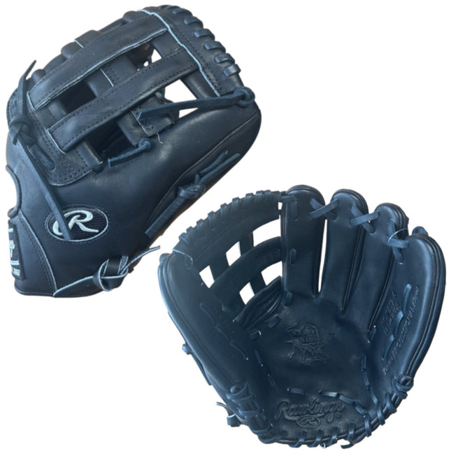 CUSTOM RAWLINGS HEART OF THE HIDE - PROKB17-6 - STEALTH - 12.25" RHT BASEBALL GLOVE