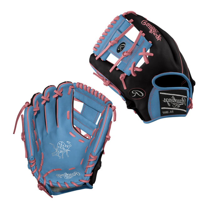 CUSTOM RAWLINGS HEART OF THE HIDE - PRO204-2 - BKCBPK - 11.5" LHT BASEBALL GLOVE