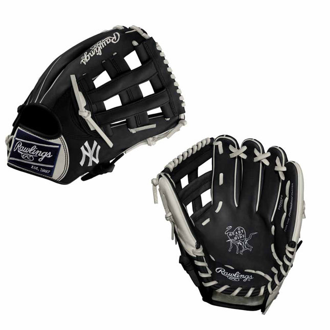 CUSTOM RAWLINGS HEART OF THE HIDE - PRONP6-6 - YANKEES - 12" RHT BASEBALL GLOVE