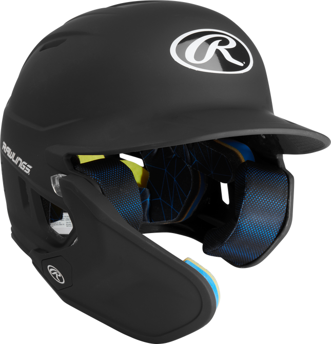 RAWLINGS MACH ADJUST WITH EXTENSION BATTING HELMET - LHB - MATTE