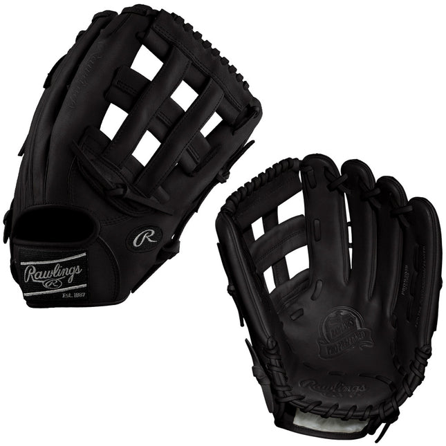 CUSTOM RAWLINGS PRO PREFERRED - PROS3039-6 - STEALTH - 12.75" RHT BASEBALL GLOVE