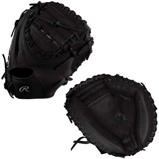 CUSTOM RAWLINGS PRO PREFERRED - PROSCM43-23 - STEALTH2 - 34" RHT CATCHER'S MITT