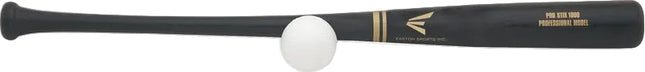 Baseball bat and ball on a white background