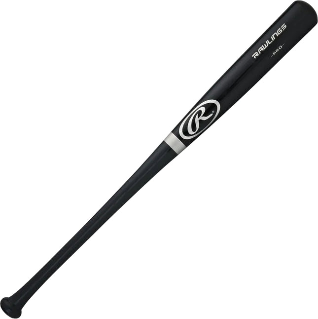 black baseball bat on a white background