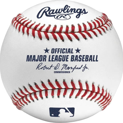 Rawlings official Major League Baseball with MLB logo on a white background