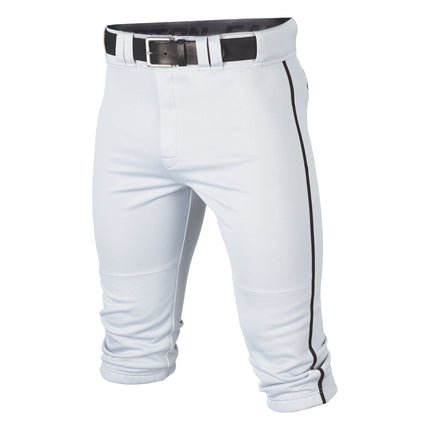 white baseball pants with black piping