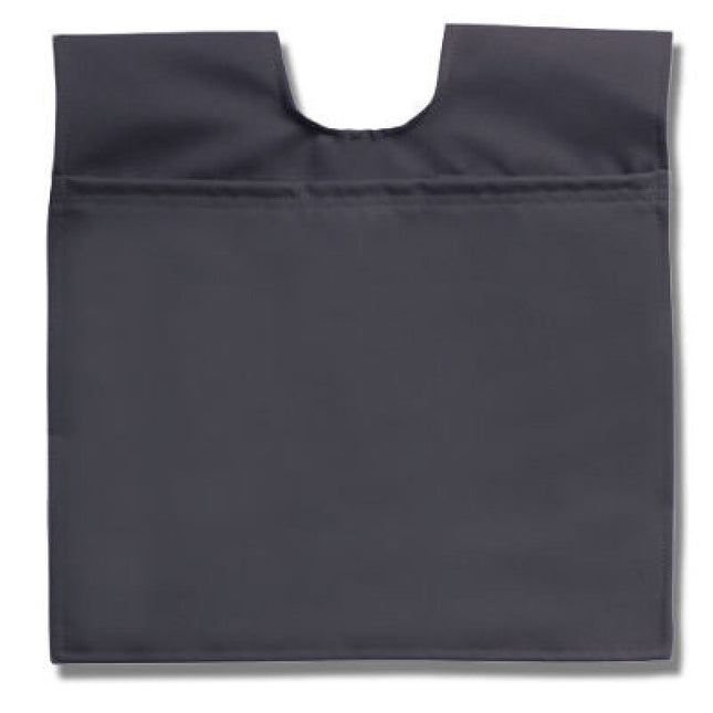 Black plastic shopping bag on a white background