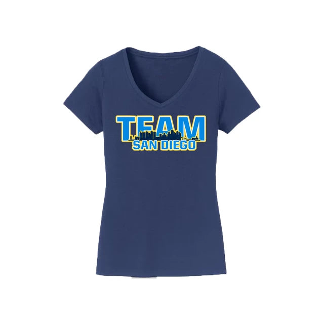 TEAM SAN DIEGO V-NECK SS TEE