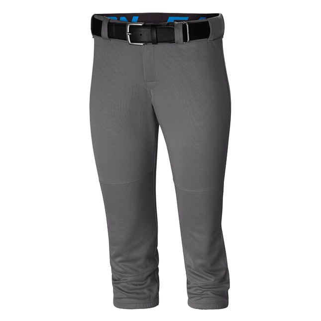 womens dark grey softball pant