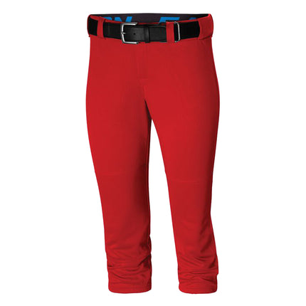 womens red softball pants