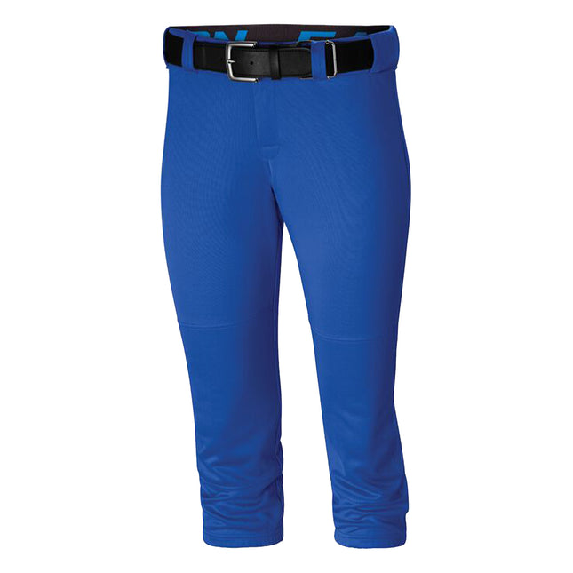 womens softball pant in royal blue