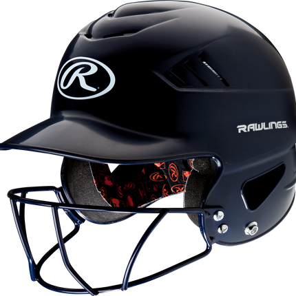 RAWLINGS COOLFLO YOUTH BATTING HELMET WITH FACE GUARD