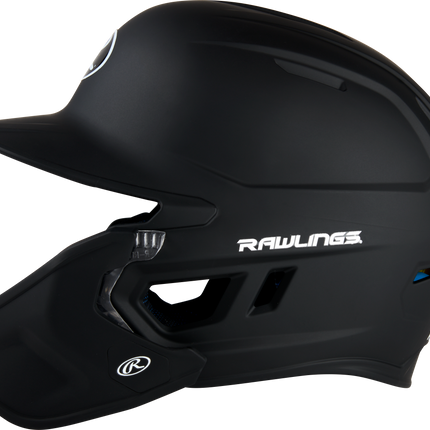 RAWLINGS MACH ADJUST WITH EXTENSION BATTING HELMET - RHB - MATTE
