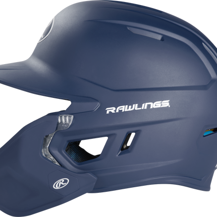 RAWLINGS MACH ADJUST WITH EXTENSION BATTING HELMET - RHB - MATTE