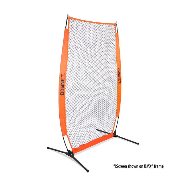 Orange and black sports training screen with 'Bownet' branding on a white background