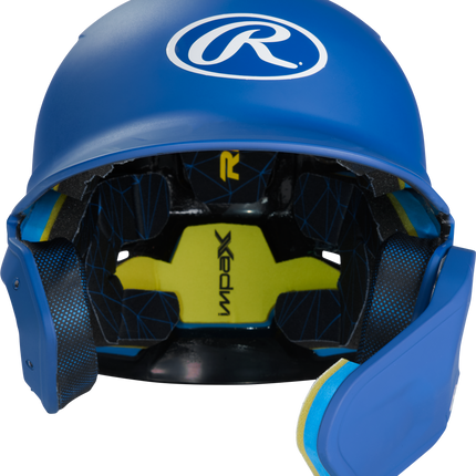 RAWLINGS MACH ADJUST WITH EXTENSION BATTING HELMET - RHB - MATTE