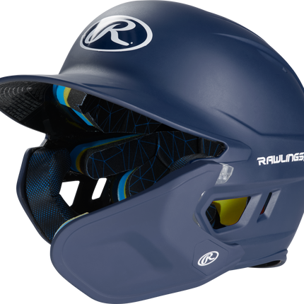 RAWLINGS MACH ADJUST WITH EXTENSION BATTING HELMET - RHB - MATTE