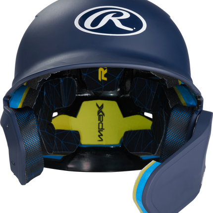 RAWLINGS MACH ADJUST WITH EXTENSION BATTING HELMET - RHB - MATTE